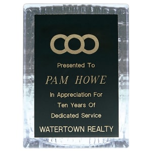 Acrylic and Crystal Plaques — Selection 1