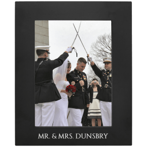 5" x 7" Black Aluminum Photo Frame