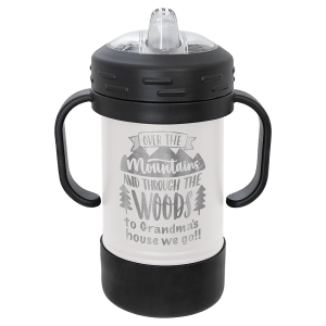 Polar Camel 10 oz. White Sippy Cup