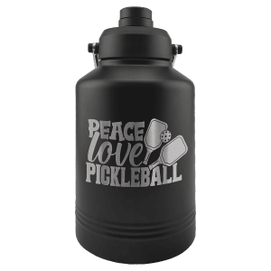 Polar Camel 128 oz. Black Vacuum Insulated Jug with Chug Lid and Easy-Carry Handle
