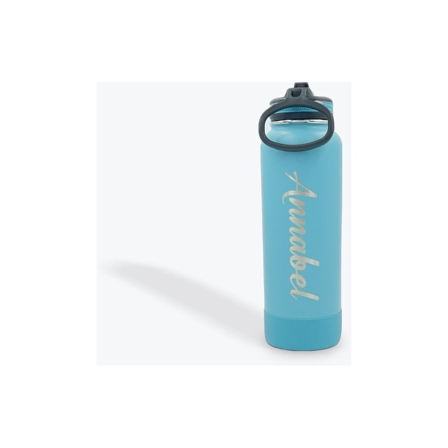 Engraved 40 oz (1.18 l) Thermoflask Water Bottle - Gold Camp Engraving