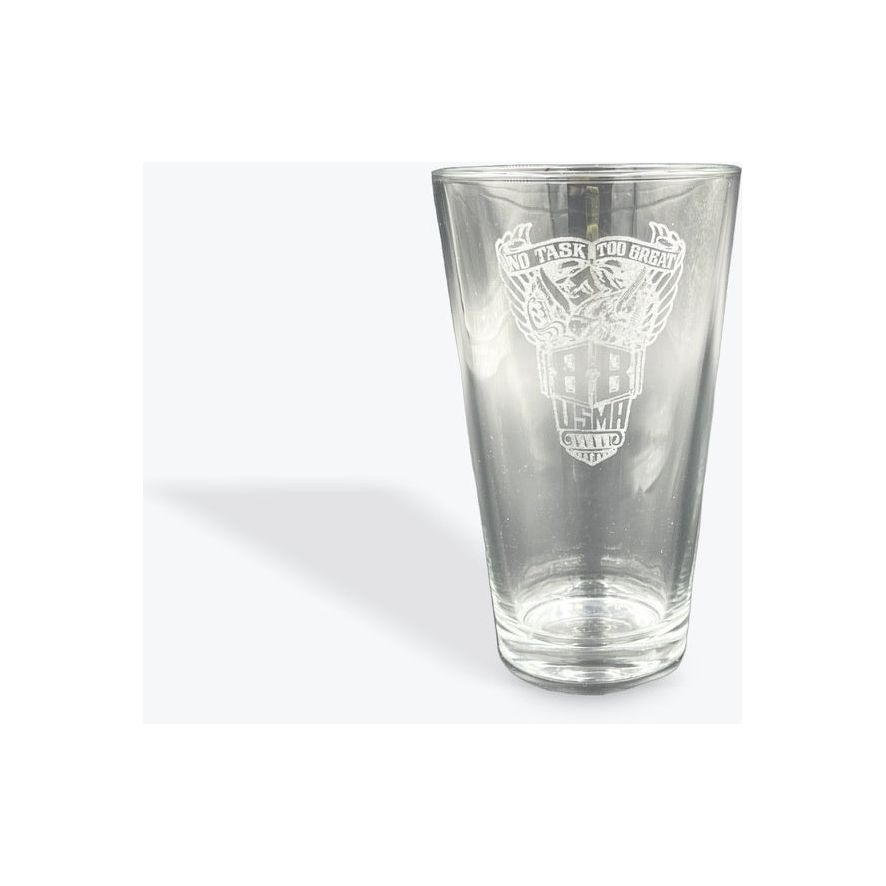 USMA '88 Pint Glass - Gold Camp Engraving